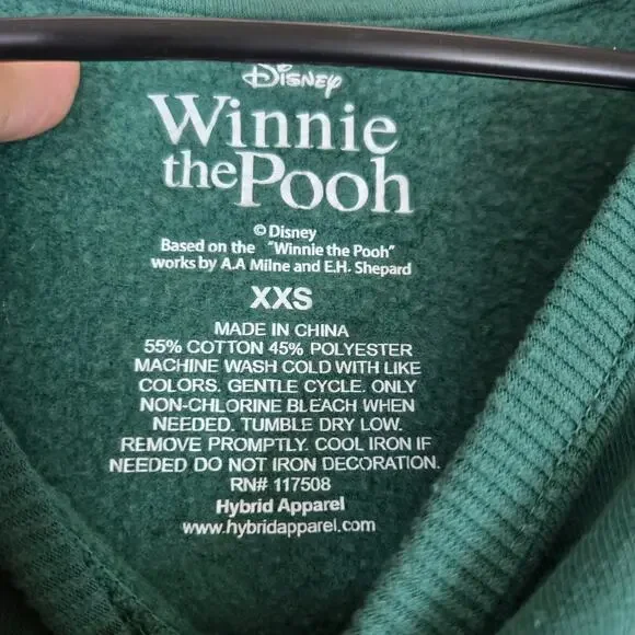 Disney Winnie The Pooh Pullover Long Sleeve Sweater XXS 0618 - Picture 3 of 5